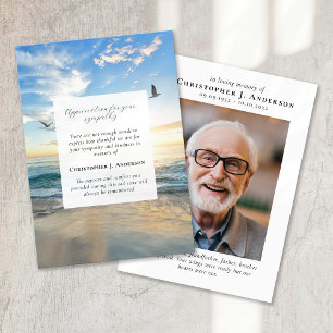 Activiteiten in de omgeving van Beach Ocean Photo  Bedankkaart