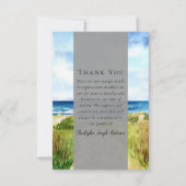 Activiteiten in de omgeving van Beach Ocean Photo Bedankkaart (Voorkant)