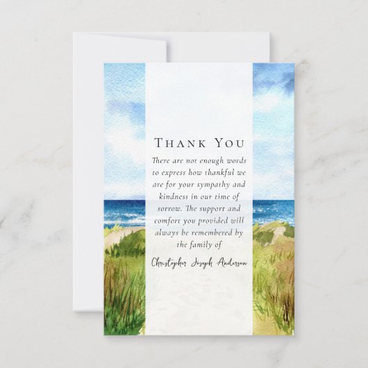 Activiteiten in de omgeving van Beach Ocean Photo  Bedankkaart (Voorkant)