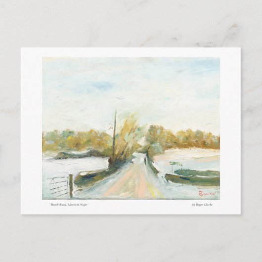 Activiteiten in de omgeving van Beach Road, Llantw Briefkaart (Voorkant)