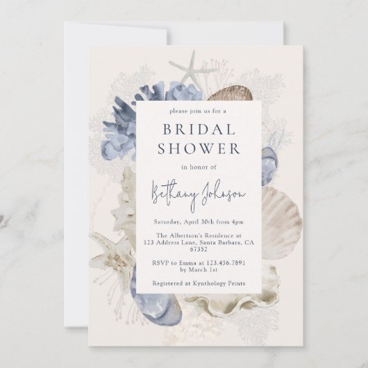 Activiteiten in de omgeving van Beach Shells Coral Kaart (Voorkant)