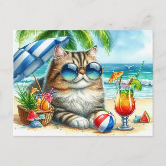 Activiteiten in de omgeving van Beach Time Cat and Briefkaart (Voorkant)