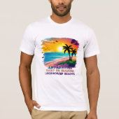 Activiteiten in de omgeving van Beach Vacation T-s T-shirt (Voorkant)