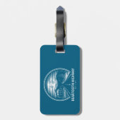 Activiteiten in de omgeving van Beartooth Highway Bagagelabel (Achterkant verticaal)