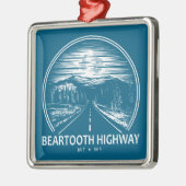 Activiteiten in de omgeving van Beartooth Highway  Metalen Ornament (Links)