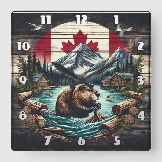 Activiteiten in de omgeving van Beaver Building Lo Vierkante Klok (Voorkant)