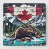 Activiteiten in de omgeving van Beaver Building Lo Vierkante Klok (Voorkant)