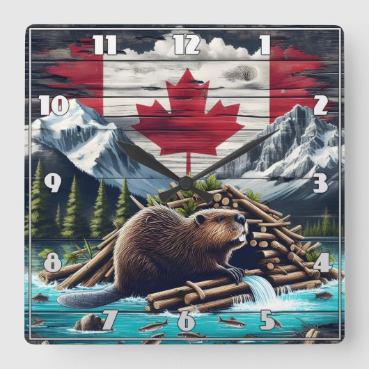 Activiteiten in de omgeving van Beaver Building Lo Vierkante Klok (Voorkant)