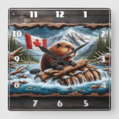 Activiteiten in de omgeving van Beaver Builds Lodg Vierkante Klok (Voorkant)