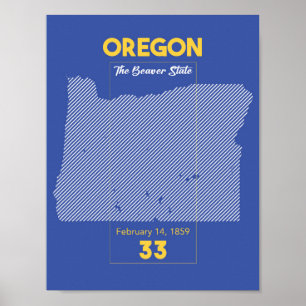 Activiteiten in de omgeving van Beaver State Orego Poster