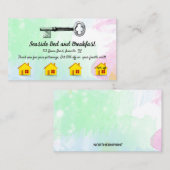 Activiteiten in de omgeving van Bed and Breakfast  Klantenkaartje (Voorkant / Achterkant)