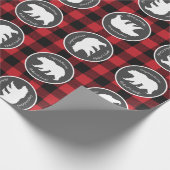 Activiteiten in de omgeving van beer Baby shower W Cadeaupapier (Hoek)