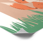 Activiteiten in de omgeving van Beige Forest Themd Poster (Hoek)