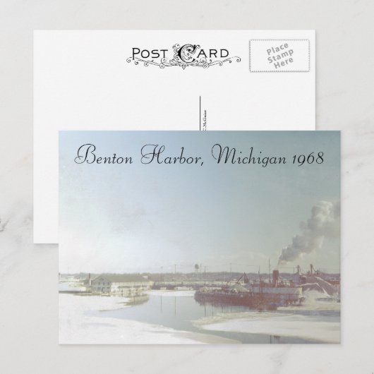 Activiteiten in de omgeving van Benton Harbor Mich Briefkaart (Voorkant / Achterkant)