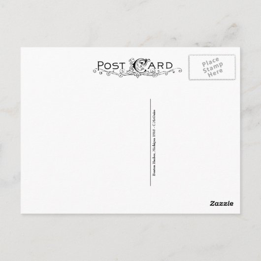 Activiteiten in de omgeving van Benton Harbor Mich Briefkaart (Achterkant)