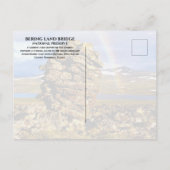 Activiteiten in de omgeving van Bering Land Bridge Briefkaart (Achterkant)