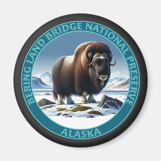 Activiteiten in de omgeving van Bering Land Bridge Magneet (Voorkant)