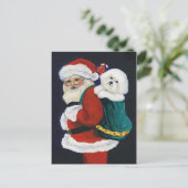 Activiteiten in de omgeving van Bichon Frise & San Feestdagenkaart (Staand voorkant)