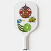 Activiteiten in de omgeving van Big Ben - London P Pickleball Paddle (Achterkant)