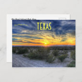 Activiteiten in de omgeving van Big Bend National  Briefkaart (Voorkant / Achterkant)