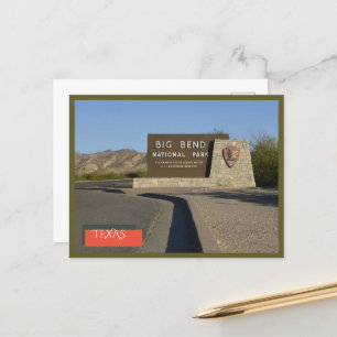 Activiteiten in de omgeving van Big Bend National  Briefkaart