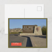 Activiteiten in de omgeving van Big Bend National Briefkaart (Voorkant / Achterkant)