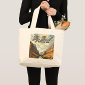Activiteiten in de omgeving van Big Bend National  Grote Tote Bag (Voorkant (product))