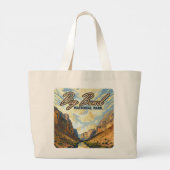 Activiteiten in de omgeving van Big Bend National  Grote Tote Bag (Achterkant)