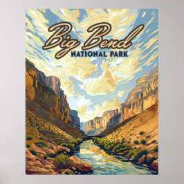 Activiteiten in de omgeving van Big Bend National  Poster