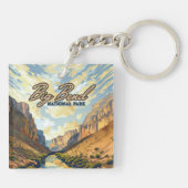 Activiteiten in de omgeving van Big Bend National  Sleutelhanger (Achterkant)