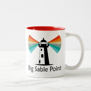 Activiteiten in de omgeving van Big Sable Point Li Tweekleurige Koffiemok