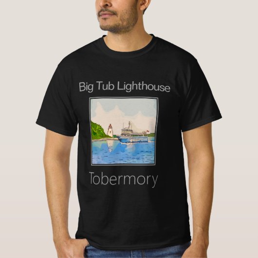Activiteiten in de omgeving van Big Tub Lighthouse T-shirt (Voorkant)