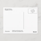 Activiteiten in de omgeving van Bird Cage Theatre, Briefkaart (Achterkant)