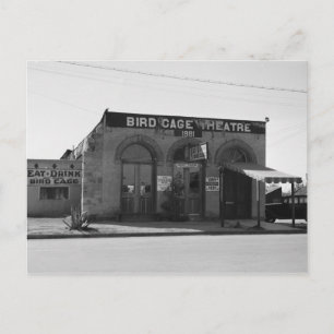 Activiteiten in de omgeving van Bird Cage Theatre, Briefkaart