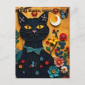Activiteiten in de omgeving van Black Cat Folk Art Briefkaart (Voorkant)