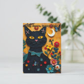 Activiteiten in de omgeving van Black Cat Folk Art Briefkaart (Staand voorkant)
