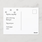 Activiteiten in de omgeving van Black Cat Folk Art Briefkaart (Achterkant)