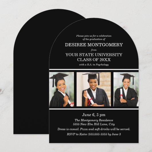 Activiteiten in de omgeving van Black College Univ Kaart (Voorkant / Achterkant)