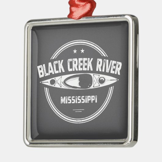 Activiteiten in de omgeving van Black Creek River Metalen Ornament (Links)