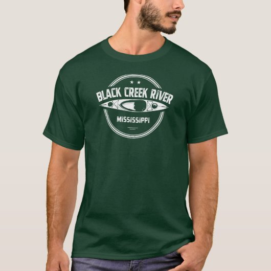 Activiteiten in de omgeving van Black Creek River  T-shirt (Voorkant)