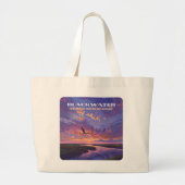 Activiteiten in de omgeving van Blackwater Nationa Grote Tote Bag (Voorkant)