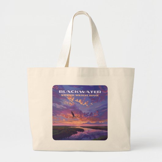 Activiteiten in de omgeving van Blackwater Nationa Grote Tote Bag (Voorkant)