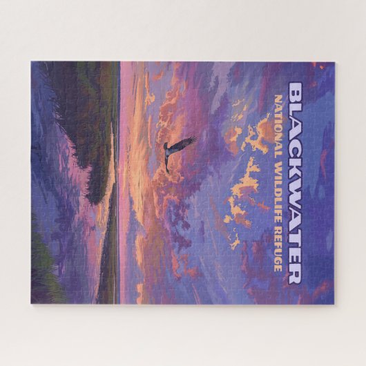 Activiteiten in de omgeving van Blackwater Nationa Legpuzzel (Horizontaal)