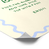 Activiteiten in de omgeving van Bloom Blue Green M Poster (Hoek)