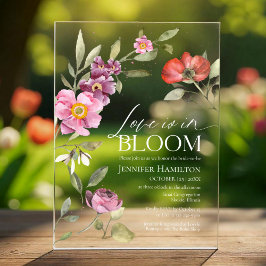 Activiteiten in de omgeving van Bloom Rosey Floral Acryl Uitnodigingen