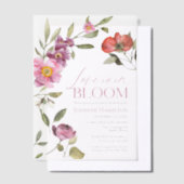 Activiteiten in de omgeving van Bloom Rosey Floral Vellum Uitnodigingen (Offset)