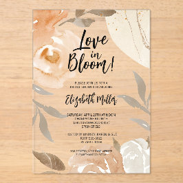 Activiteiten in de omgeving van Bloom Rustic Flowe Acryl Uitnodigingen