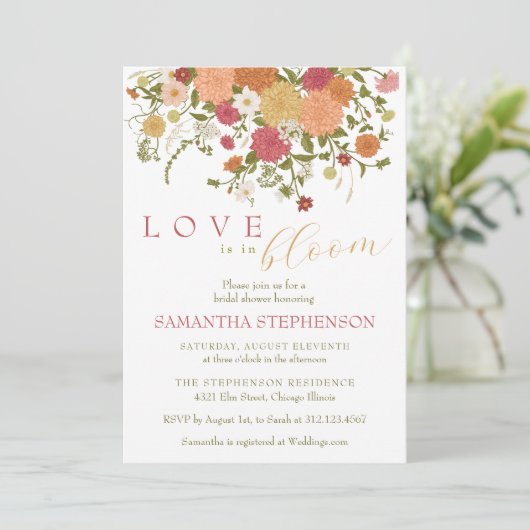 Activiteiten in de omgeving van Bloom Spring Boho Kaart (Staand voorkant)