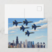 Activiteiten in de omgeving van Blue Angels in Chi Briefkaart (Voorkant / Achterkant)