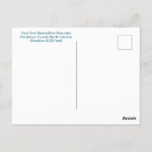 Activiteiten in de omgeving van Blue Ridge Mountai Briefkaart (Achterkant)